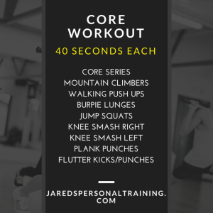 Jared's Workout